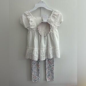 Girls outfit with headband size 5/6